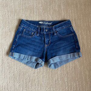 Mid-Rise Boyfriend Jean Shorts